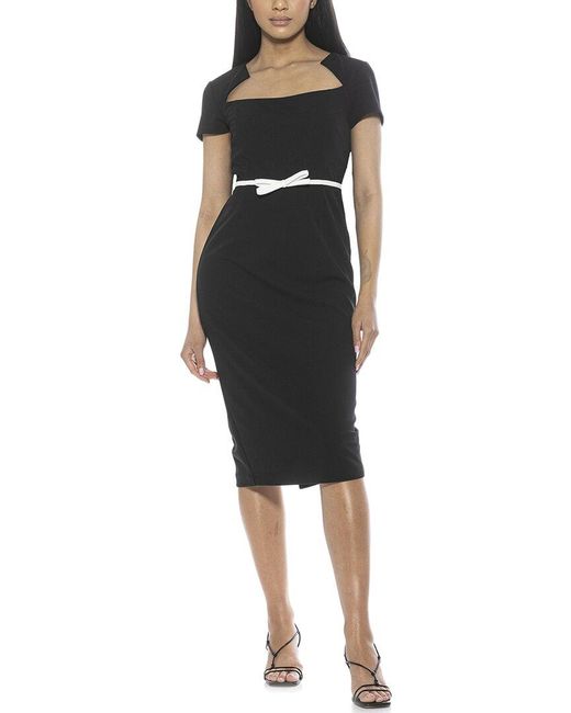 Alexia Admor Black Alma Sheath Dress