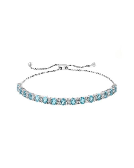 Effy Fine Jewelry White 3.80 Ct. Tw. Topaz, Sapphire Bracelet
