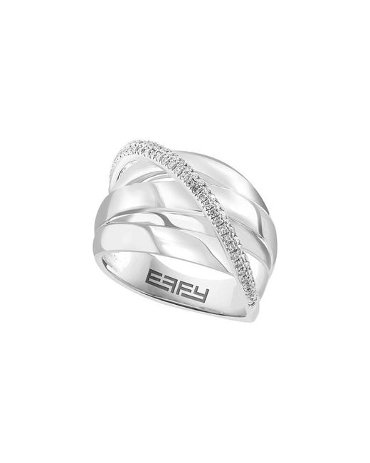 Effy Fine Jewelry White 0.25 Ct. Tw. Diamond Ring