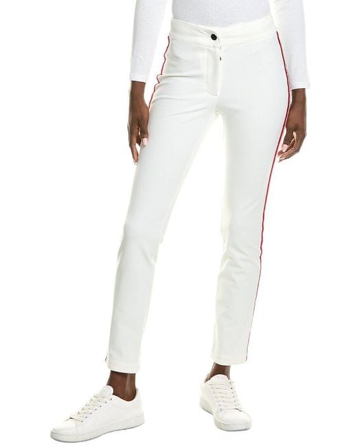 Moncler White Wool Pant