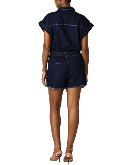 Steve Madden Blue Calliope Romper