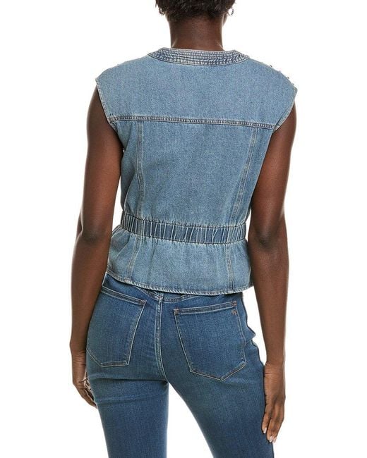Gracia Blue Denim Vest