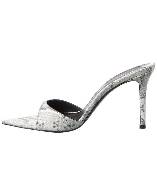 Giuseppe Zanotti Metallic Intrigo 90 Snakeskin Sandal