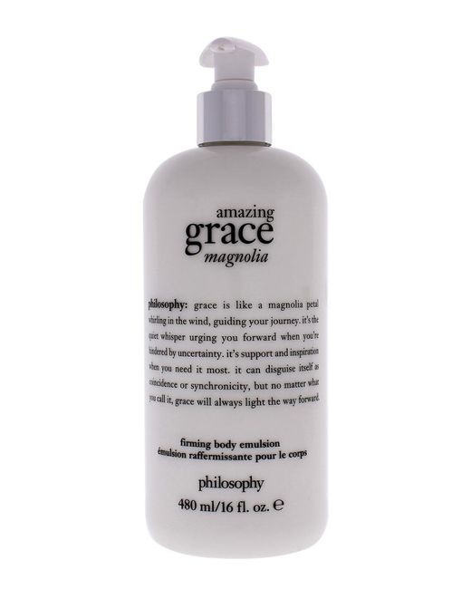 Philosophy White 16Oz Amazing Grace Magnolia Firming Body Emulsion