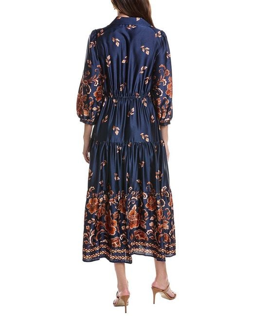 Julia Jordan Blue Midi Dress