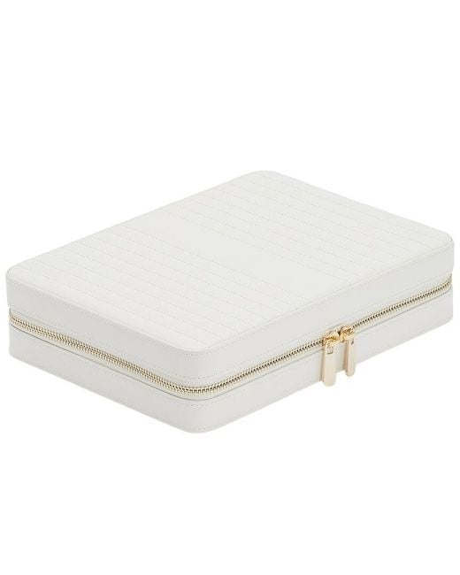 Wolf White Handmade Maria Large Zip Case