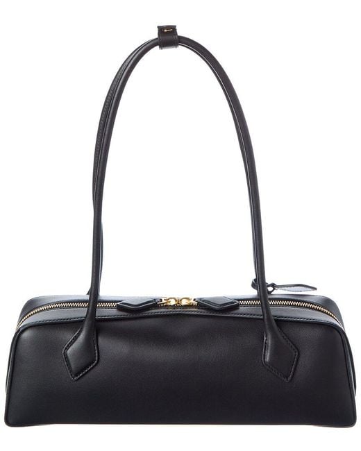 Alaïa Black Alaïa Le Teckel Medium Leather Clutch
