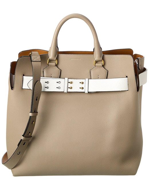 Burberry Belt Bag Large Leather Tote in Grey (Grey) Lyst Canada