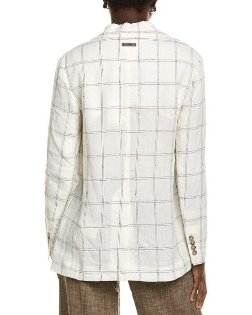 Peserico White Blazer