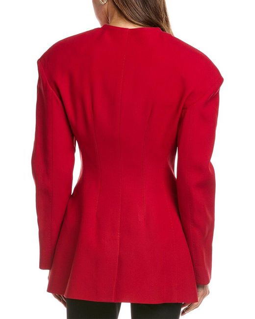 Dolce & Gabbana Red Blazer Coat