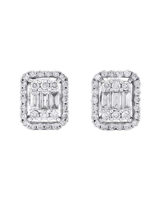 Forever Creations USA Inc. Metallic Signature Collection 14k 0.36 Ct. Tw. Diamond Earrings