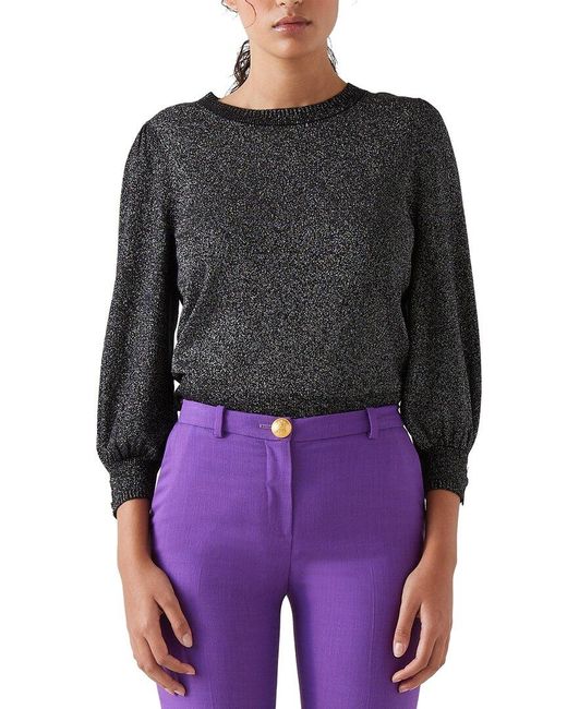 L.K.Bennett Black Diana Top