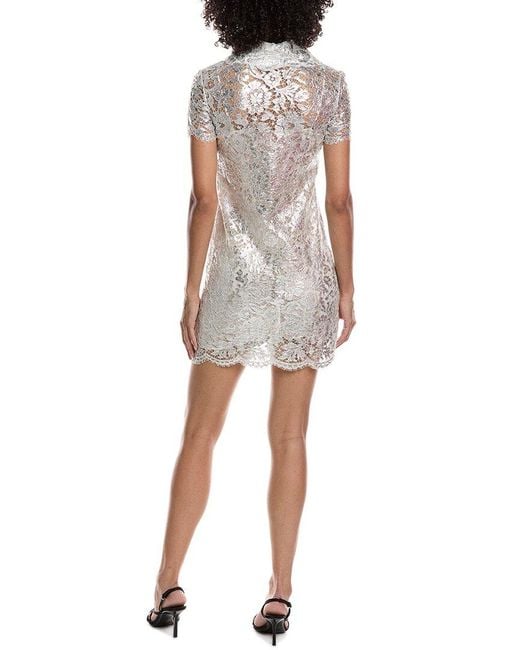 Valentino White Lace Shirtdress