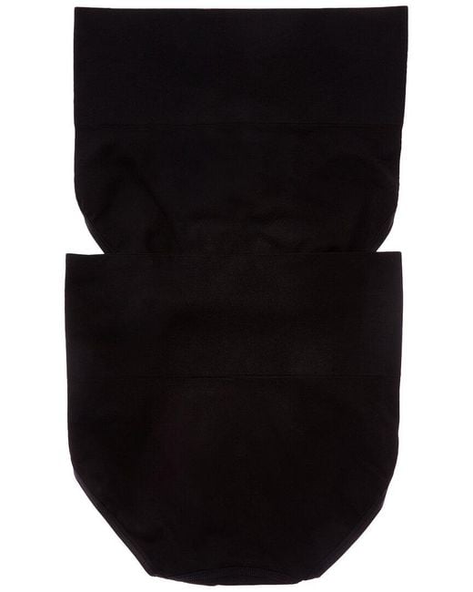 Yummie Black 2Pk Ultralight Seamless Shaping Brief
