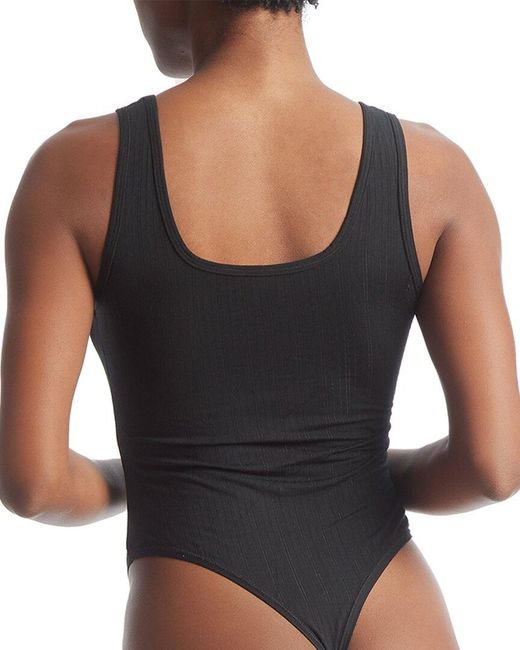 Hanky Panky Black Square Neck Bodysuit