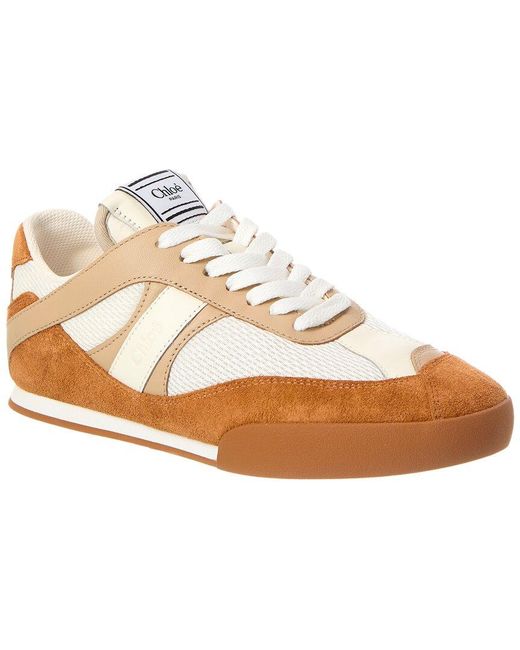 Chloé White Kick Leather Sneaker