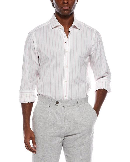 Isaia White Shirt for men