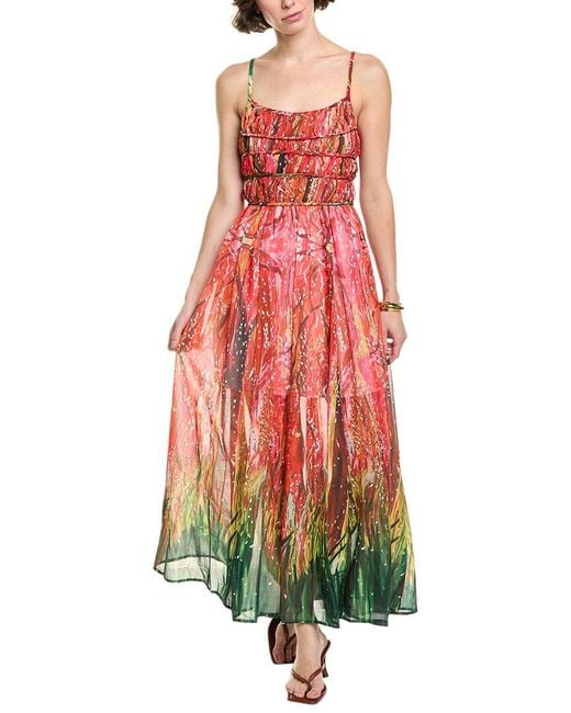 Beulah London Red Maxi Dress