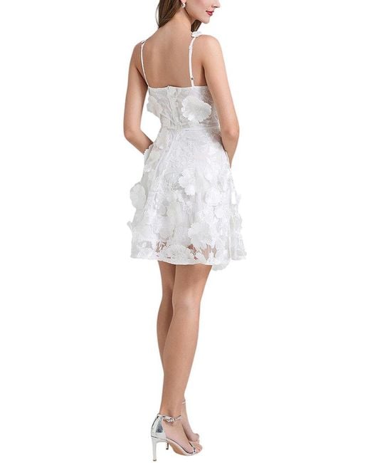 LEON GORI White Mini Dress