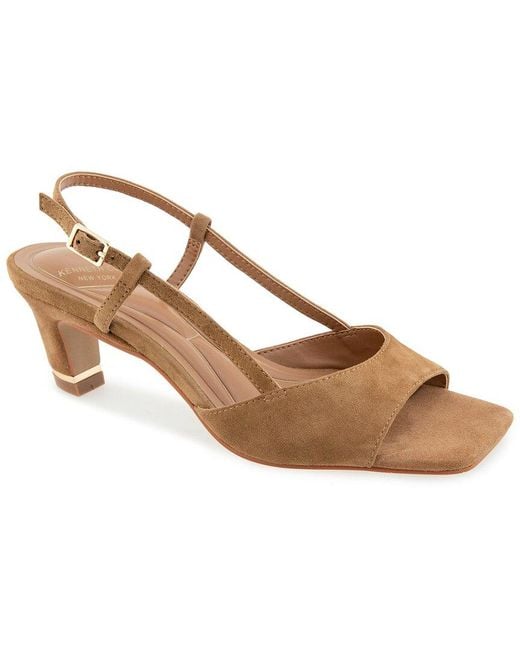 Kenneth Cole Brown Anna Suede Heel