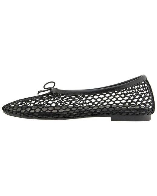 Rebecca Minkoff Black Bunny Mesh Ballet Flat