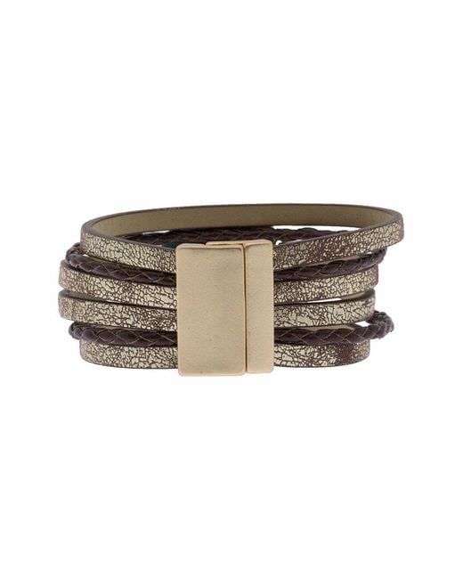 Saachi Multicolor Turquoise Braided Turquoise Bracelet