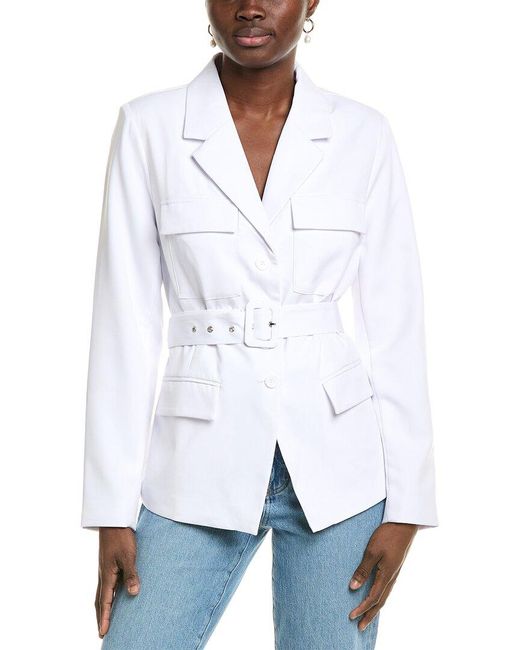Nicole Miller White Jacket