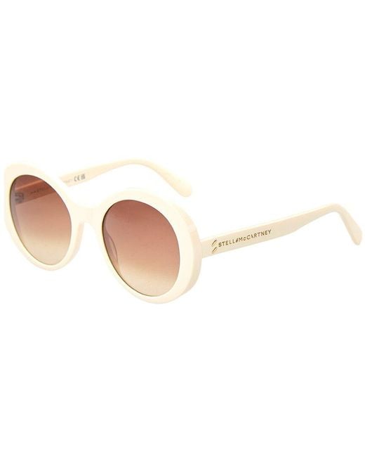 Stella McCartney White Sc40057I 54Mm Sunglasses