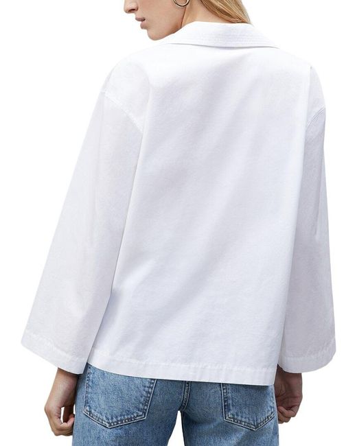 Lafayette 148 New York White Dales Shirt