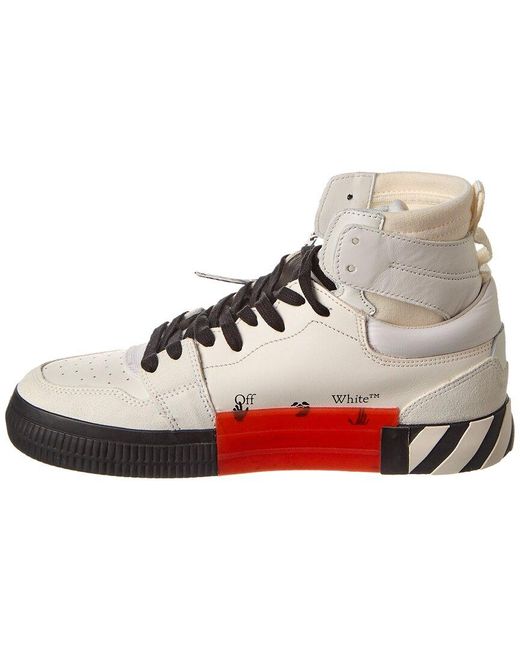 Off-White c/o Virgil Abloh Off-whitetm Vulcanized Leather High-top Sneaker for men