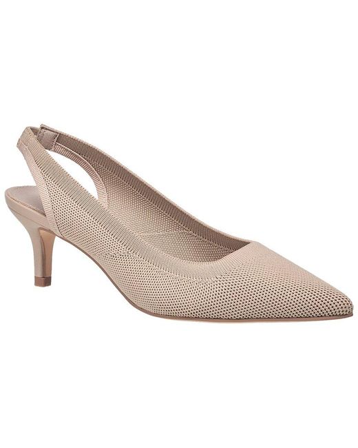 French Connection White Ladies Viva Slingback Kitten Heel