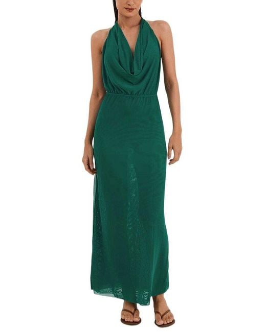 ViX Green Tilly Long Cover-Up