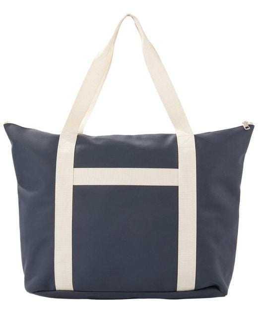 Bey-berk Blue Capri Tote