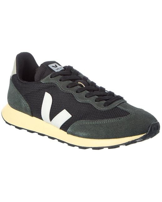 Veja Black Rio Branco Ii Alveomesh & Suede Sneaker for men
