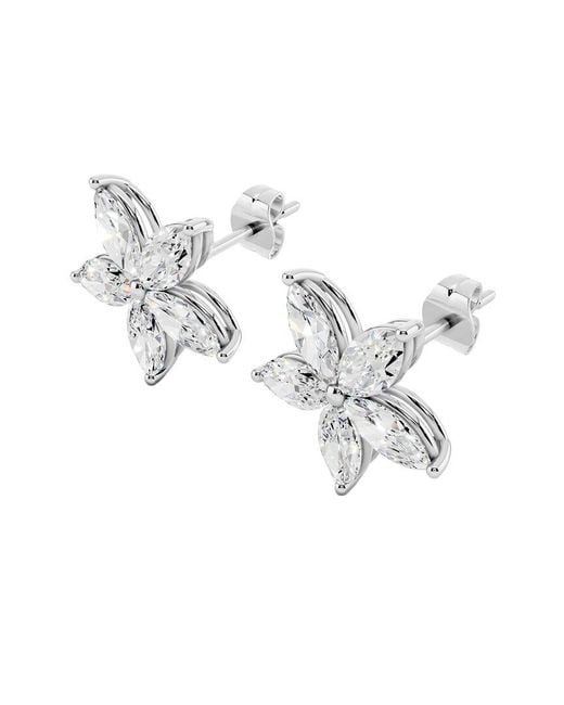 Sabrina Designs Lab Grown Diamonds Metallic 14K 2.10 Ct. Tw. Lab-Grown Diamond Stud Earring