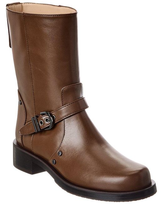 Stuart Weitzman Brown Maverick Leather Bootie