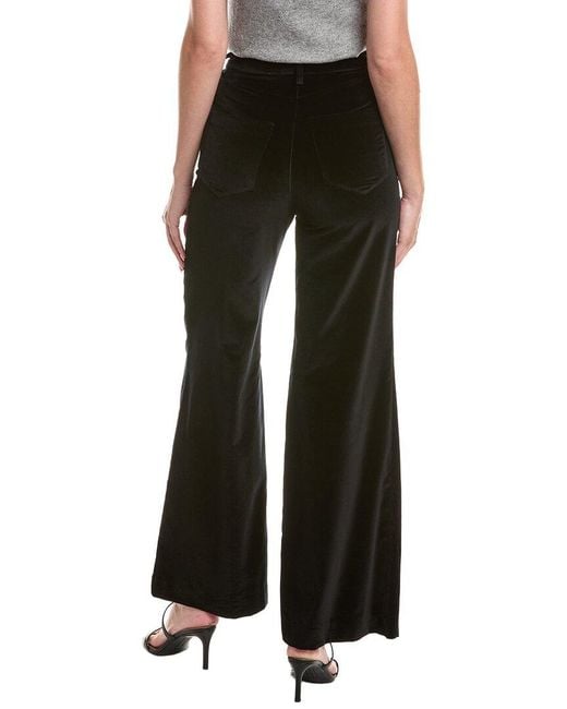 Officine Generale Black Officine Generale Romy Velvet Pant