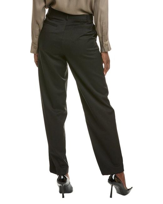 Officine Generale Black Officine Generale Megane Wool Pant