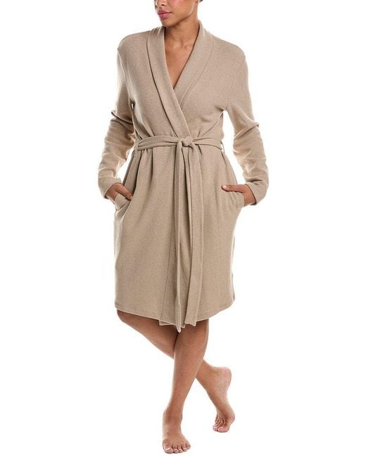 Hanro Natural Easy Wear Shawl Collar Robe