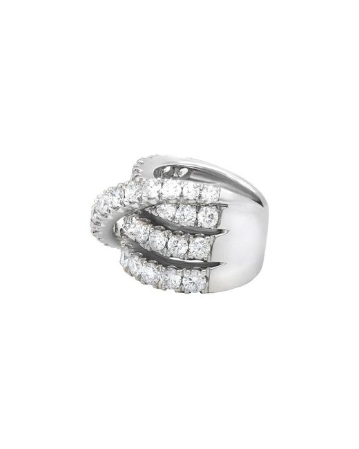 Diana M White Fine Jewelry 18K 8.10 Ct. Tw. Diamond Eternity Ring