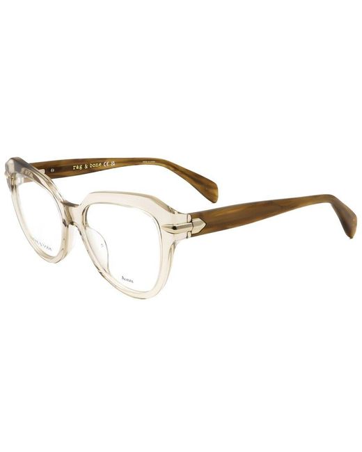 Rag & Bone Metallic 50Mm Optical Frames