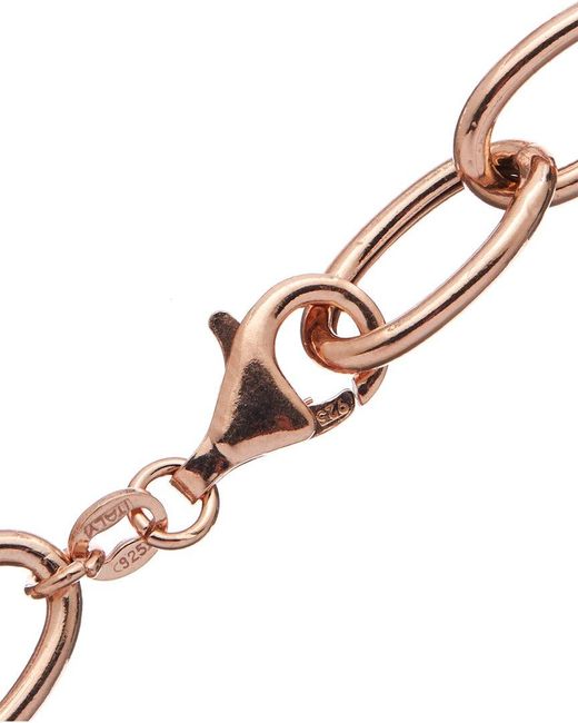 Meshmerise Metallic 18k Vermeil 0.30 Ct. Tw. Diamond Oval Link Bracelet