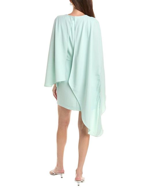 Halston Heritage Blue Laure Mini Dress