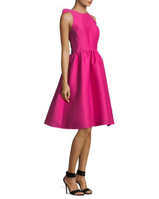 kate spade hot pink dress Anita Poplin Dress