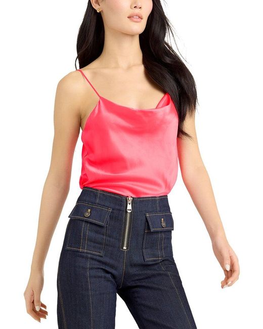 Cinq À Sept Red Cinq Á Sept Marta Relaxed Fit Cami