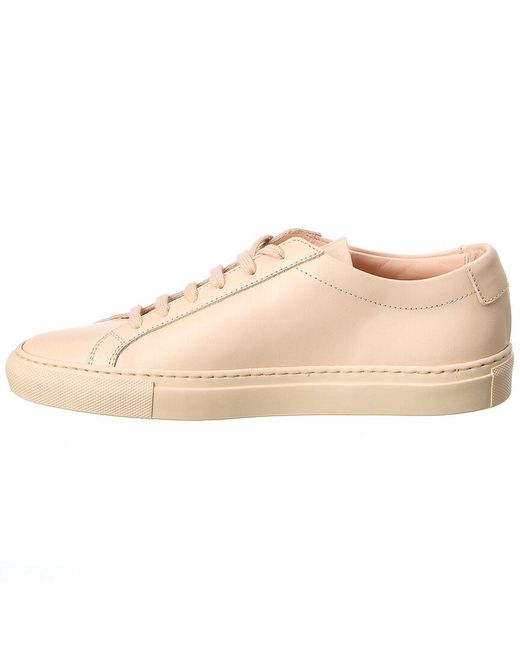 Common Projects Natural Original Achilles Leather Sneaker