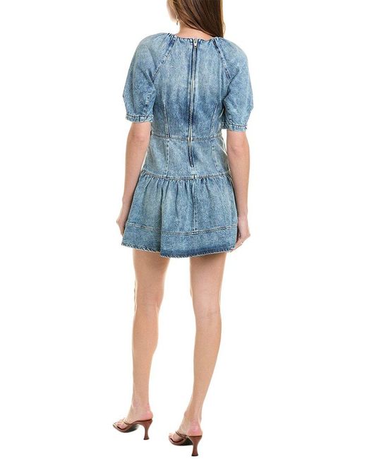 Jonathan Simkhai Blue Holland Denim Mini Dress