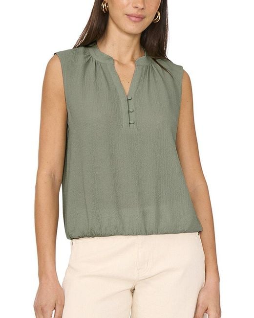 Vince Camuto Green Sleeveless Top