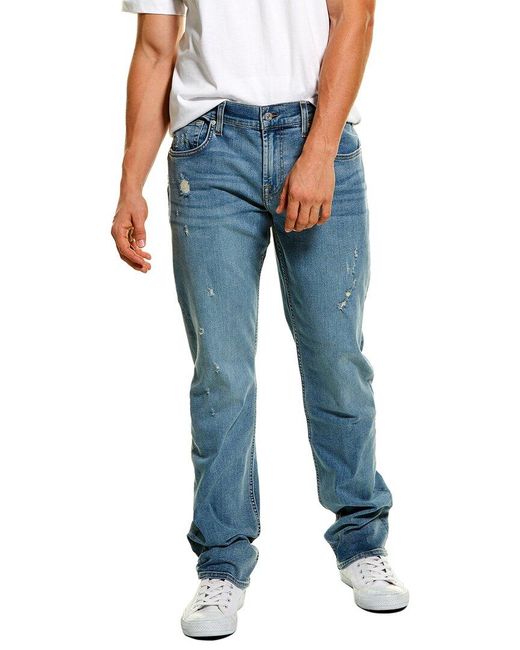 7 For All Mankind Blue The Straight Midway Tapered Straight Leg Jean for men