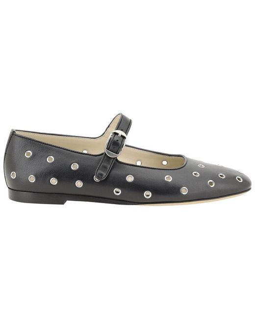 Le Monde Beryl Brown Mary Jane Leather Ballerina Flat